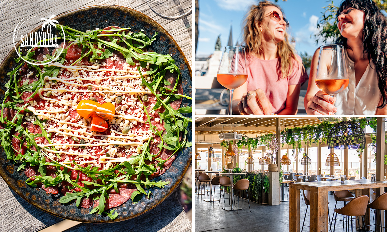 2-gangenlunch à la carte bij Beachclub Sandy Hill
