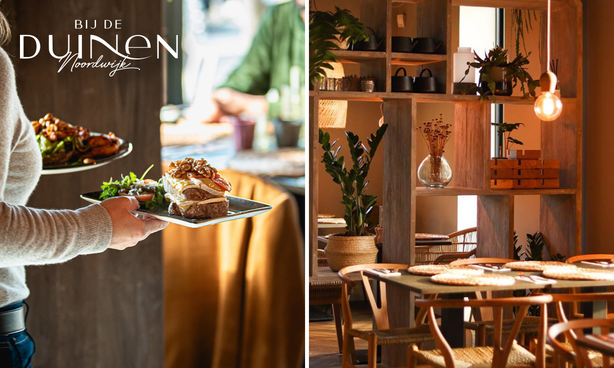 2-gangen keuzelunch bij Bij De Duinen