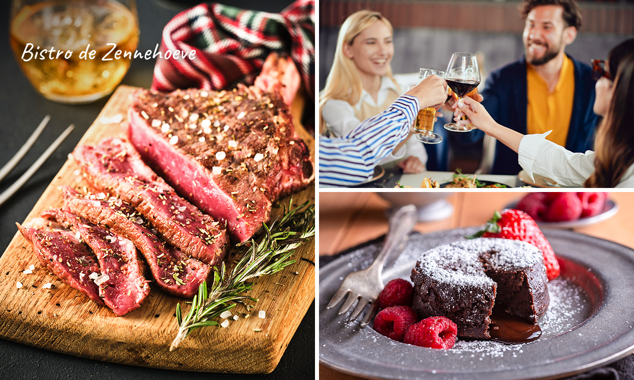 3-gangendiner of -lunch à la carte bij Bistro de Zennehoeve
