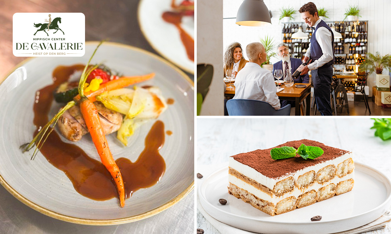 3-gangendiner à la carte bij Brasserie De Cavalerie