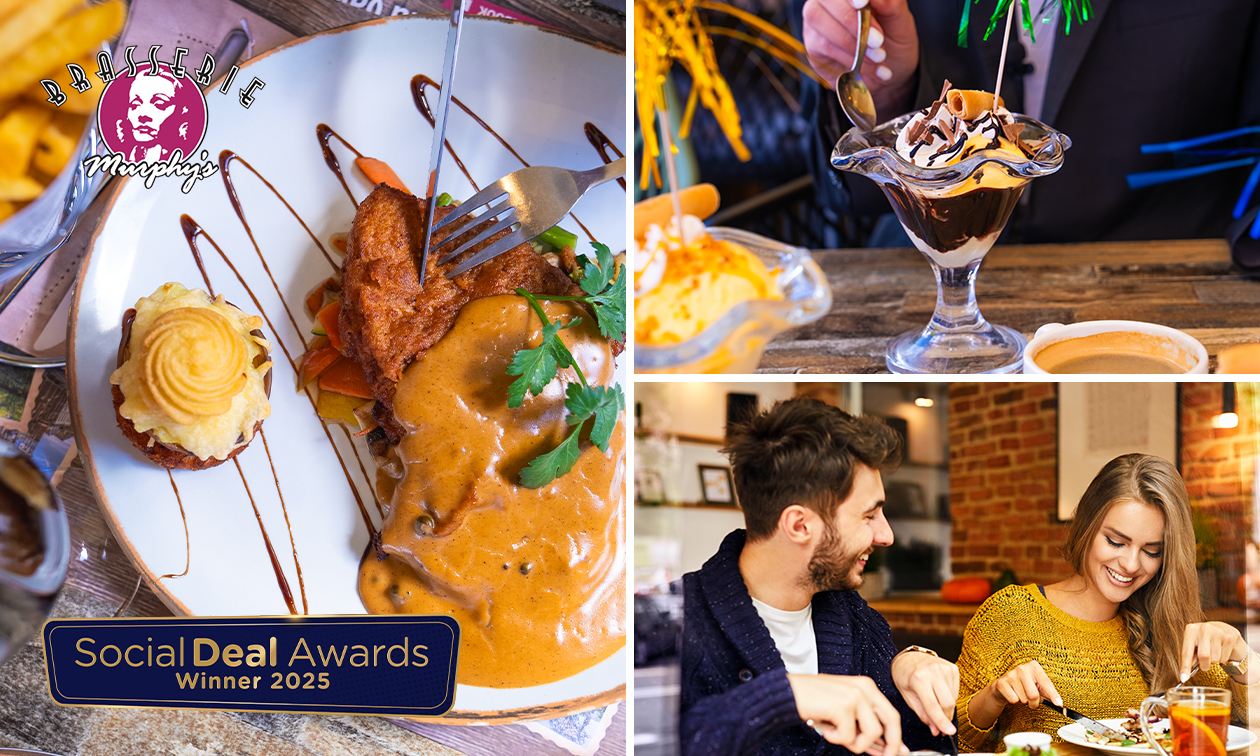 3-gangen keuzediner bij Brasserie Murphy's