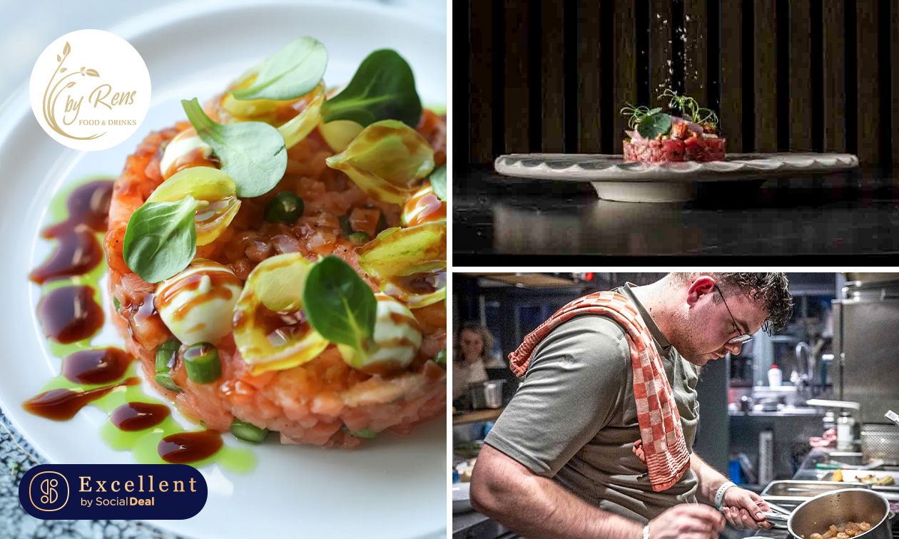 2- of 3-gangenlunch óf 3- of 4-gangendiner van de chef