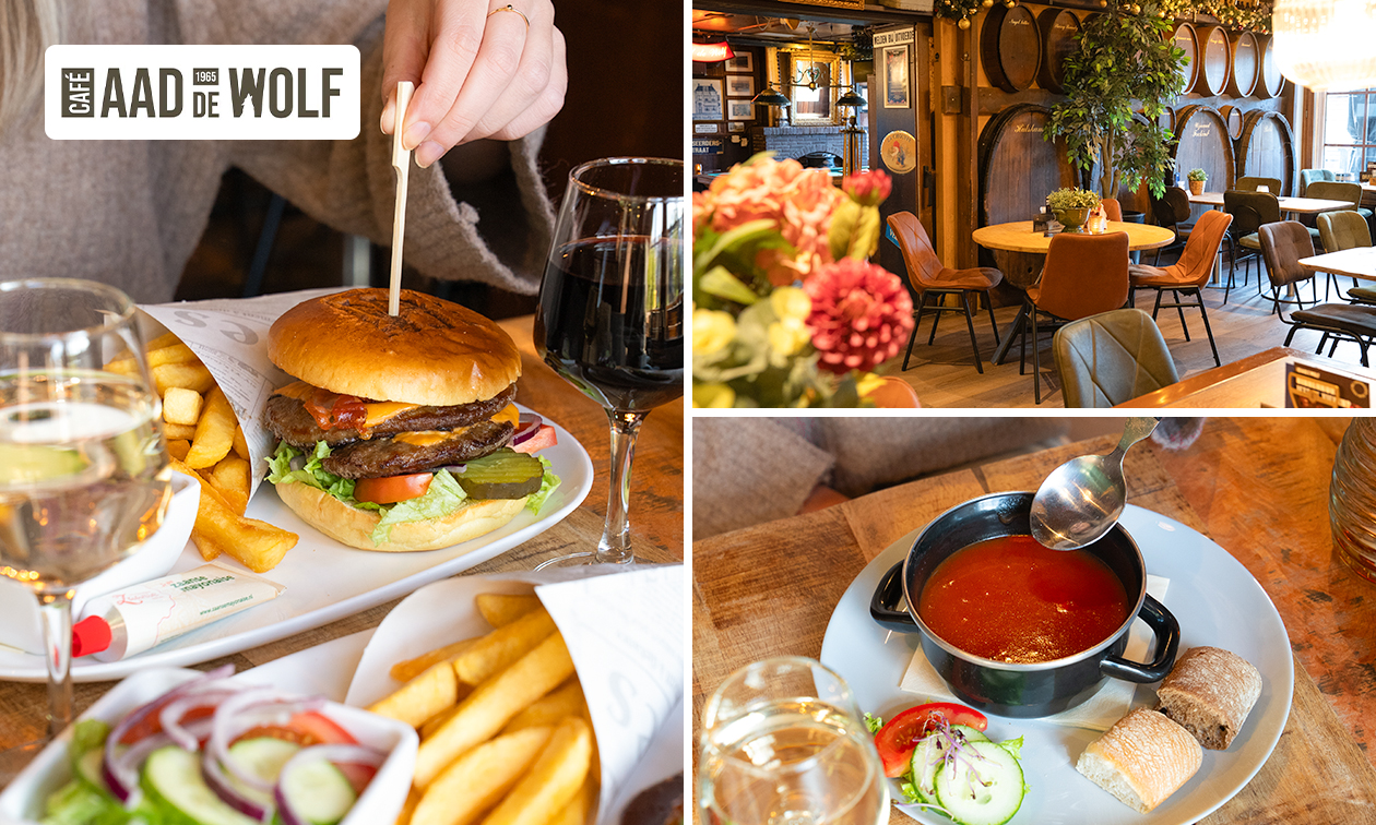 Caf Aad De Wolf Hoofdgerecht Of 2 gangen Keuzediner Bij Caf Aad De 