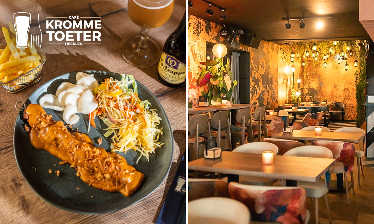 3-gangen keuzediner bij Grand Café de Kromme Toeter