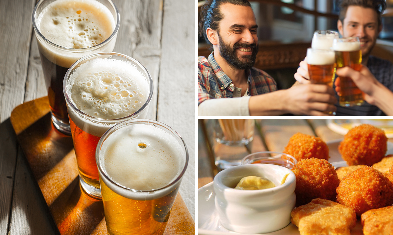 3 glazen (speciaal)bier naar keuze + borrelgarnituur in hartje Maastricht