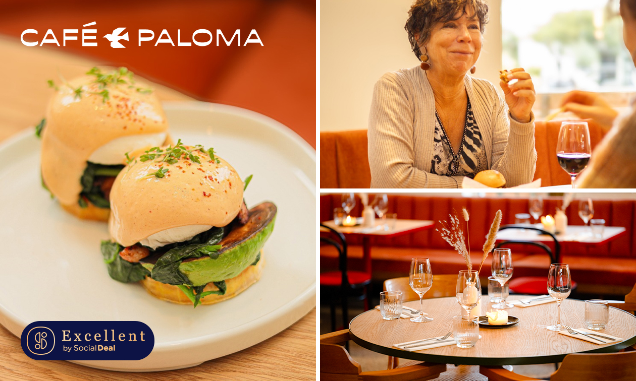 Lunchgerecht naar keuze + evt. taart bij Café Paloma