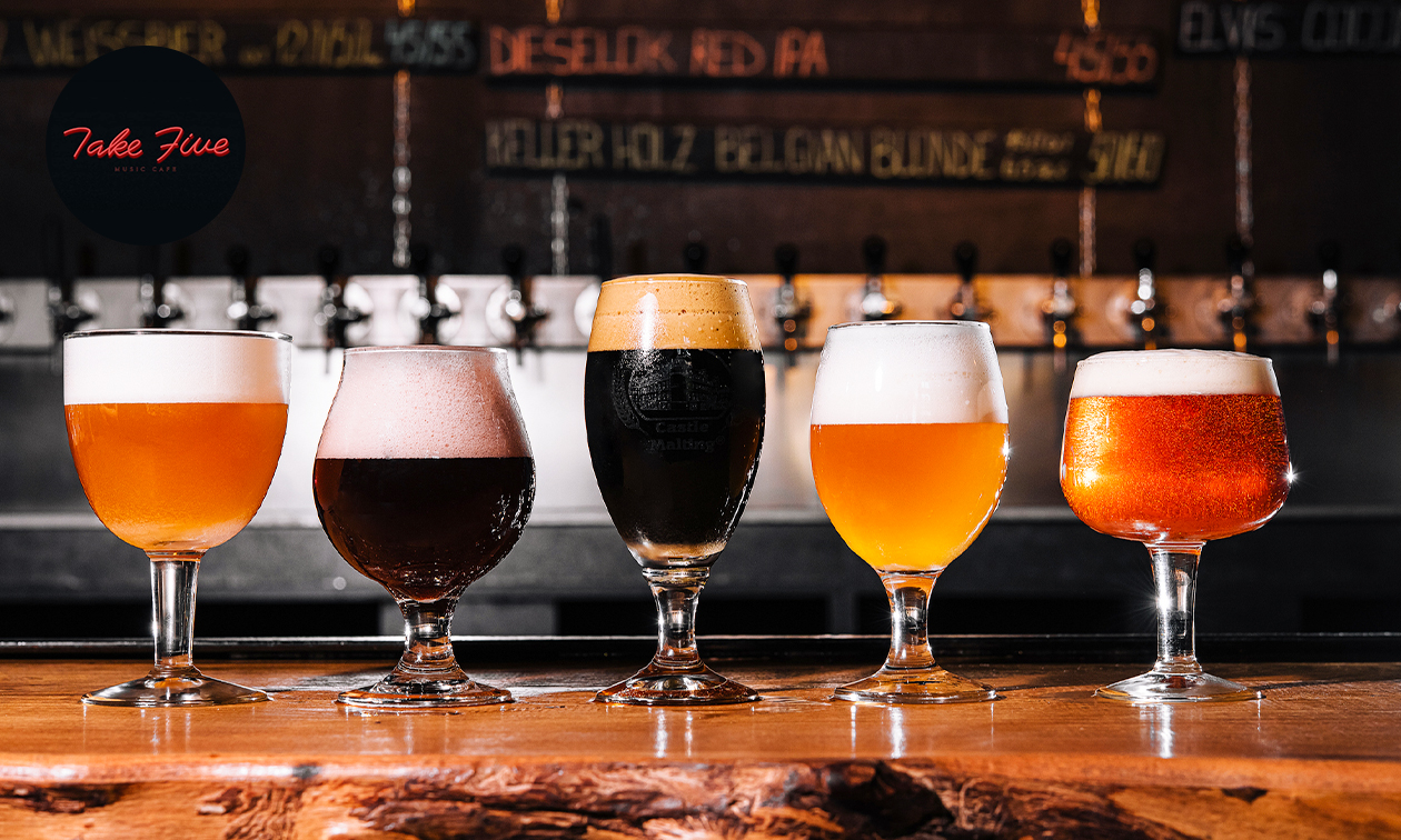 Bierproeverij + hapjes bij Café Take Five