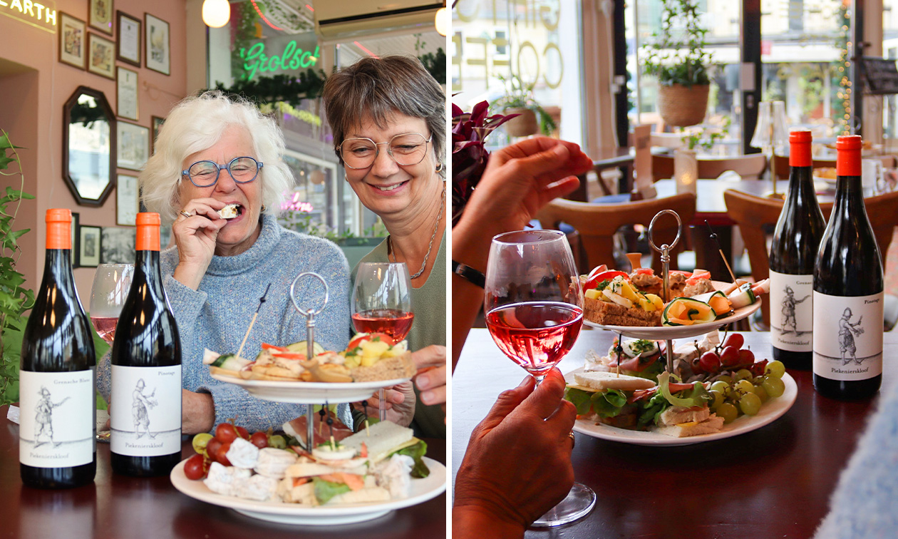 Luxe wijnproeverij met 3 of 5 wijnen + bijpassende hapjes