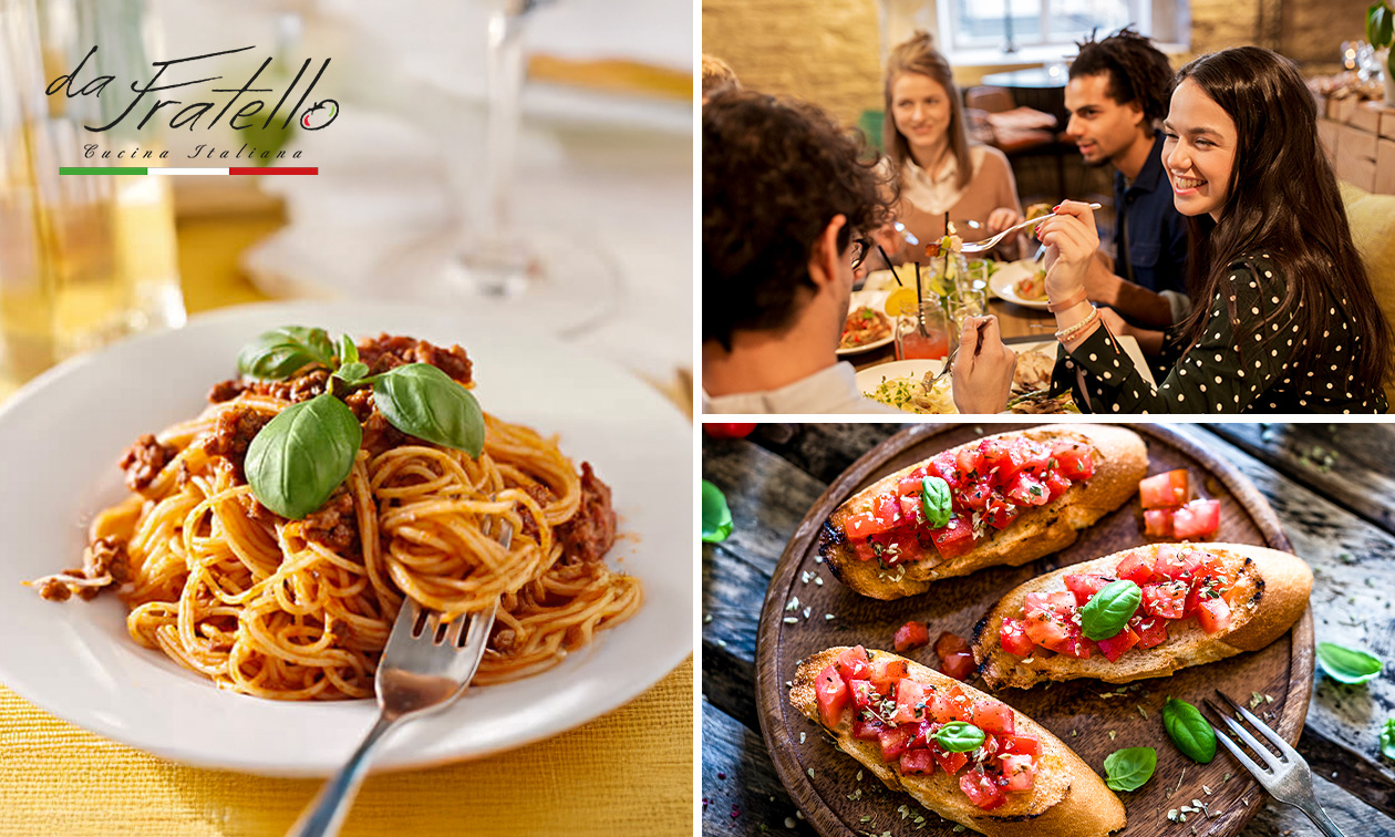 3-gangen keuzediner bij Da Fratello