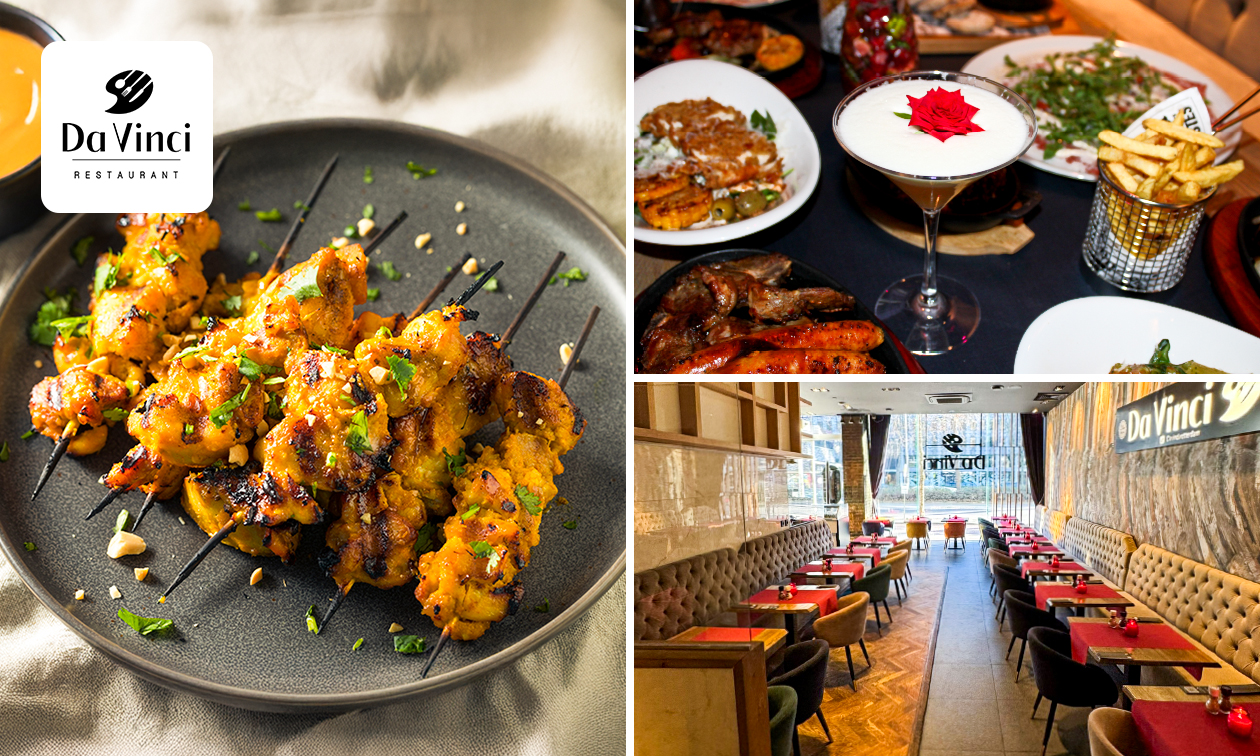 2- of 3-gangendiner à la carte bij Da Vinci