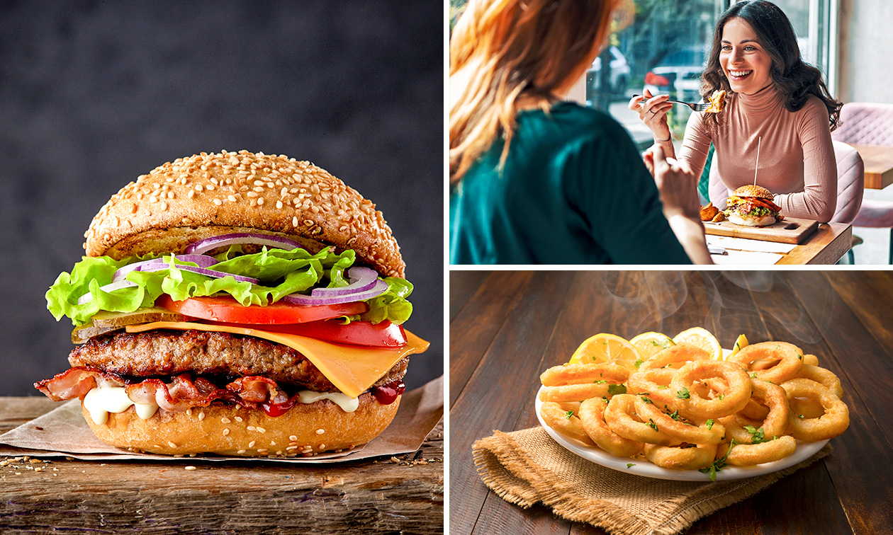 2- of 3-gangenlunch of -diner à la carte