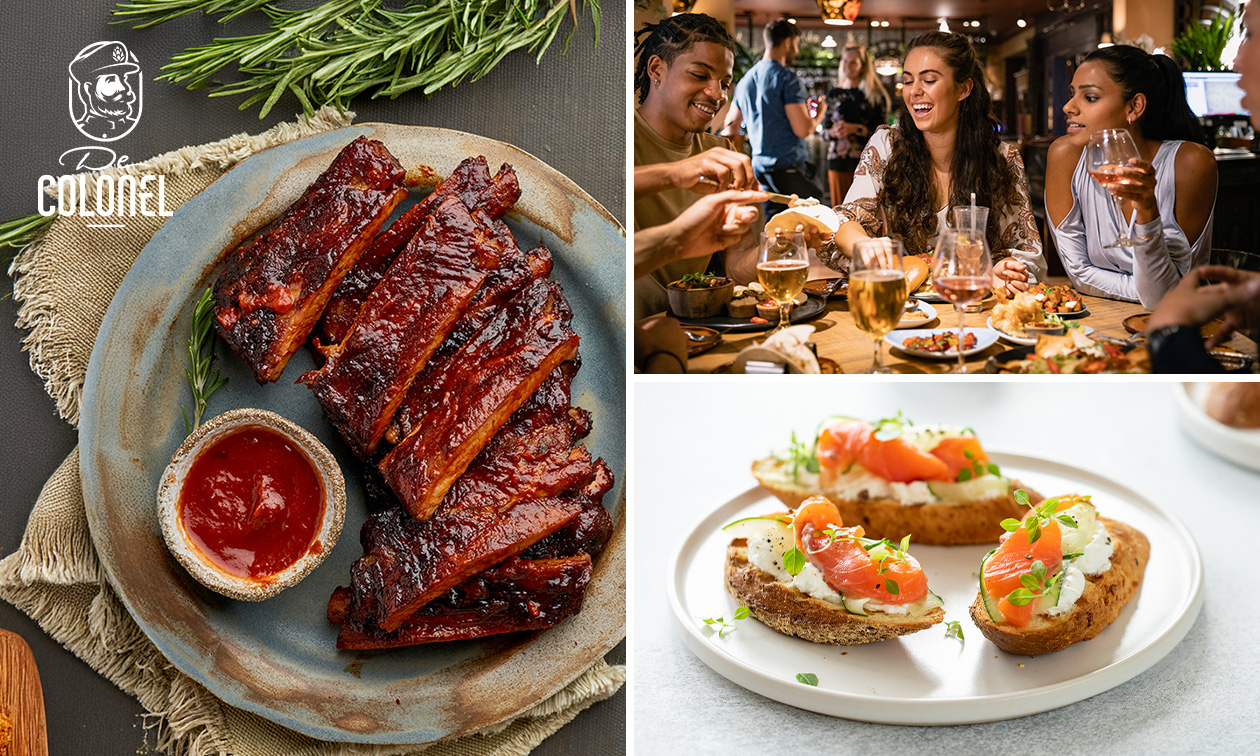 3-gangendiner met vrije keuze van de kaart bij De Colonel in Zeist
