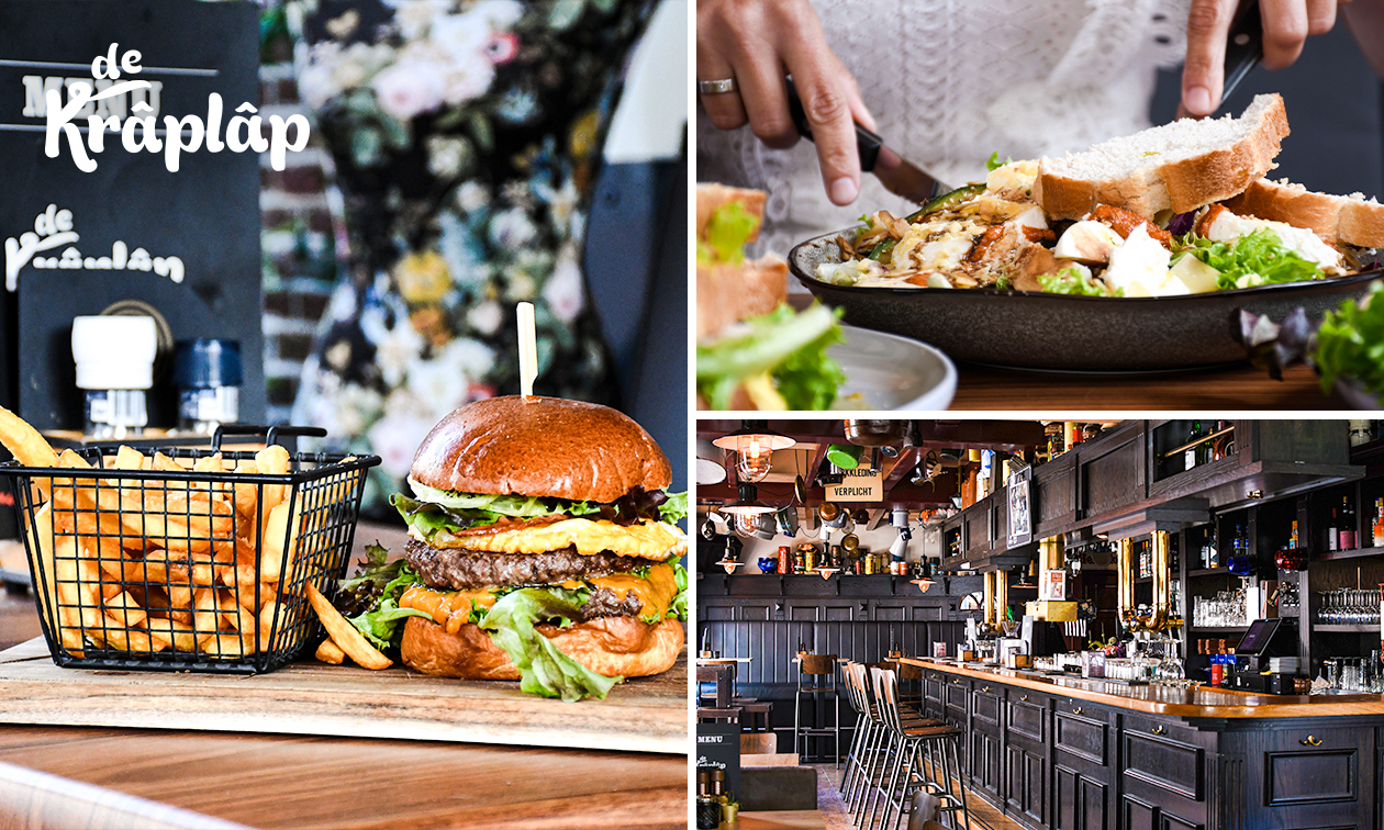 3-gangendiner à la carte bij De Krâplâp