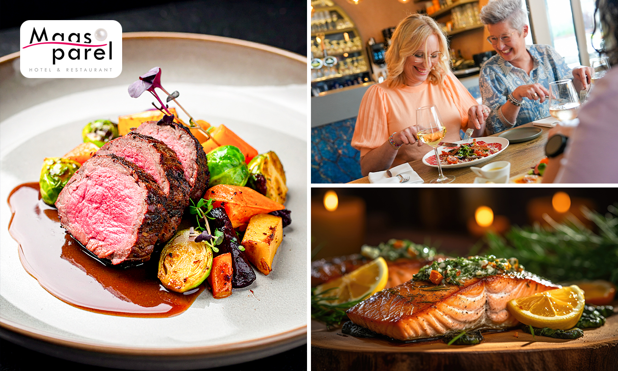 3- of 4-gangen keuzediner bij De Maasparel