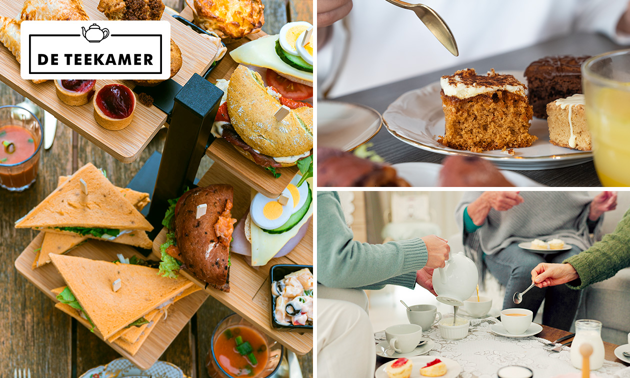 High tea deluxe af te halen bij De Teekamer