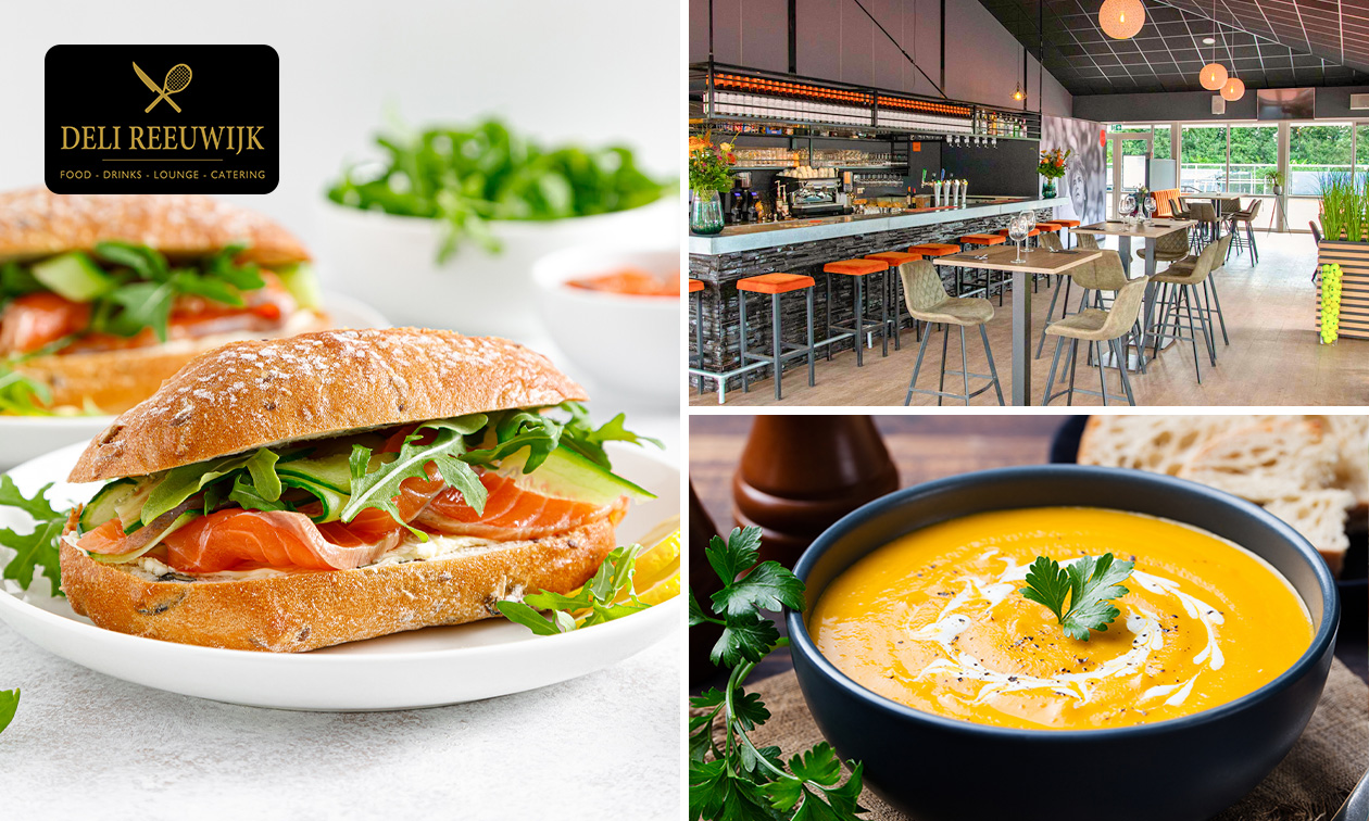 Complete lunch + gebak bij Deli Reeuwijk