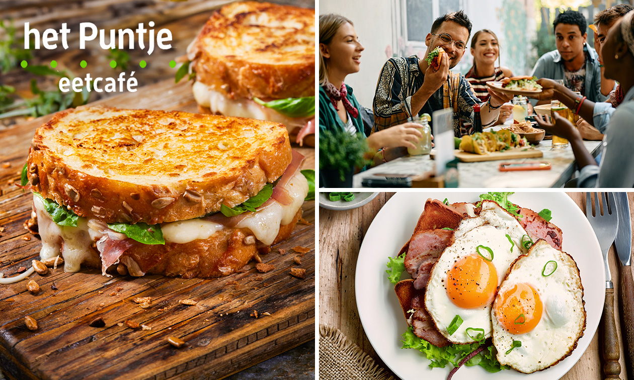 2-gangenlunch à la carte bij Eetcafé het Puntje