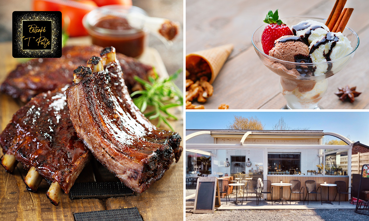 2-gangenlunch of -diner à la carte bij Eetcafé 't Putje