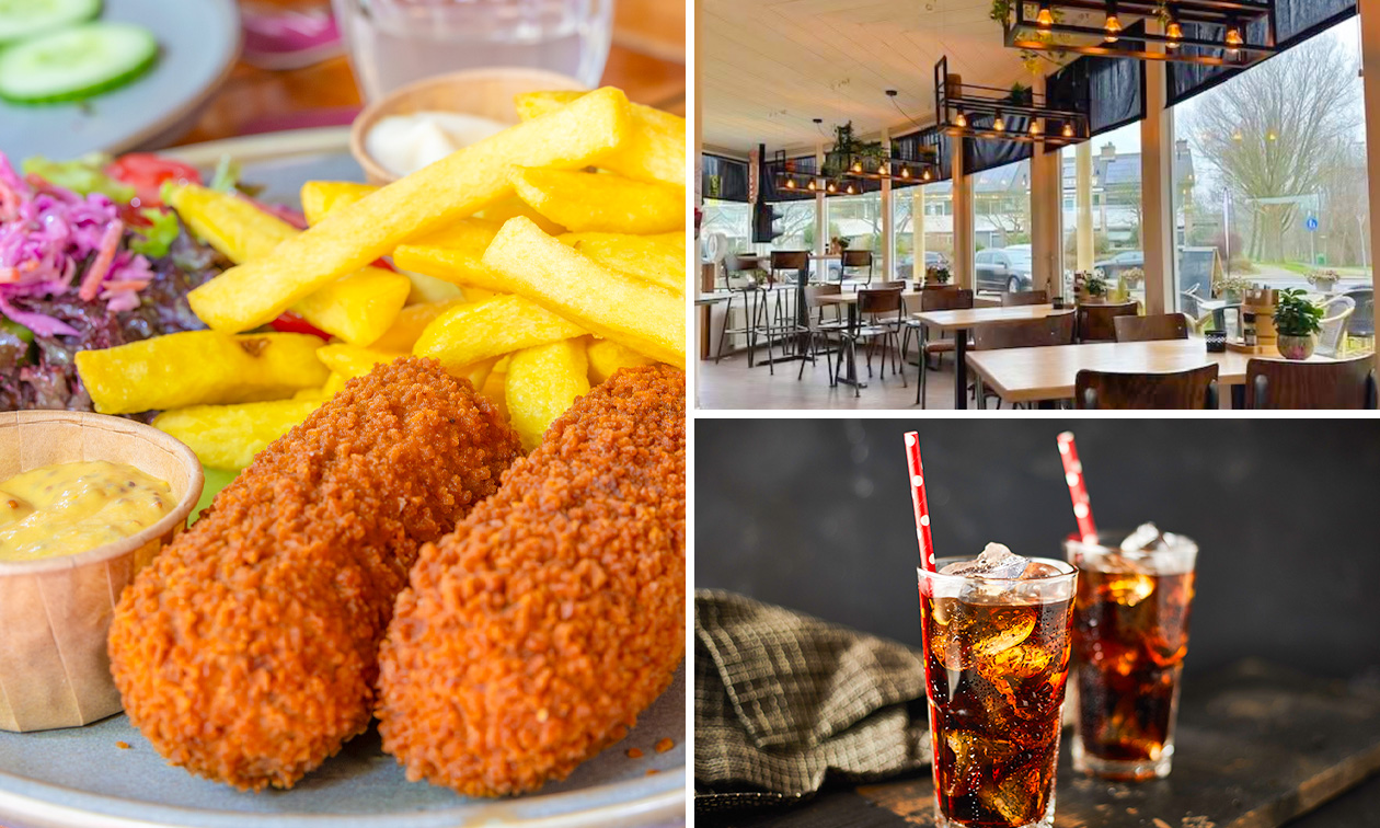 Patat met saus + snack + milkshake of frisdrank naar keuze voor 1, 2 of 4 personen