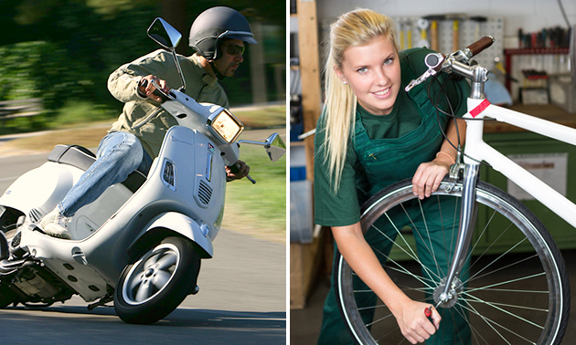 Egantica, Onderhoudsbeurt fiets, scooter of motor bespaar 51% in Kempen via  Social Deal