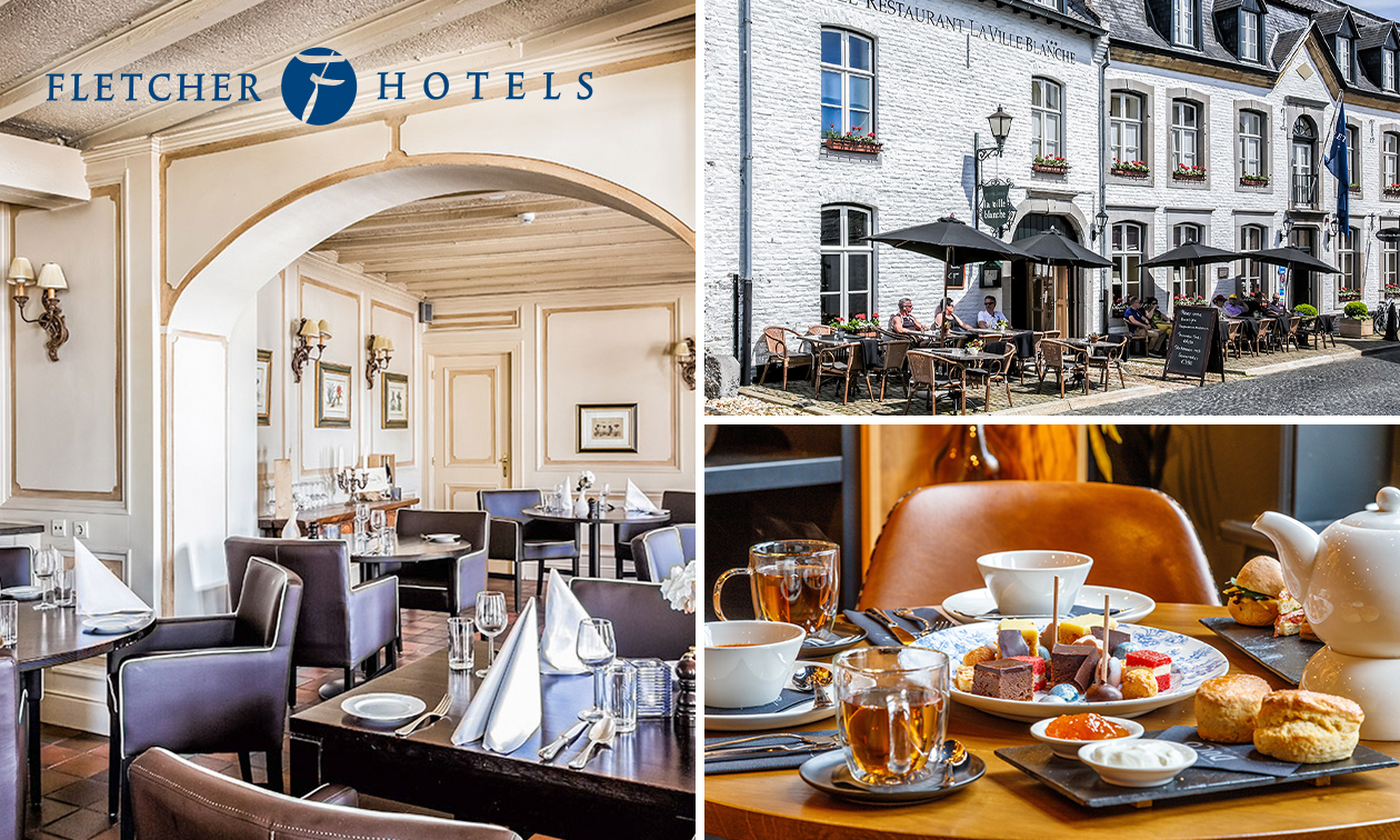 Fletcher Hotels, High tea voor 2 bij Fletcher Hotels bespaar 34 in