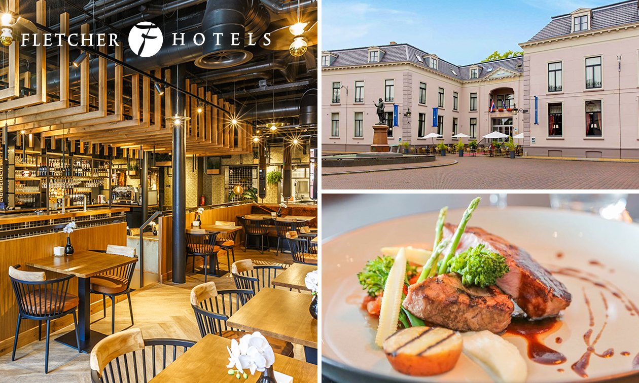 Fletcher Hotels, 3gangen Fletcher's Keuzemenu bij Fletcher Hotels