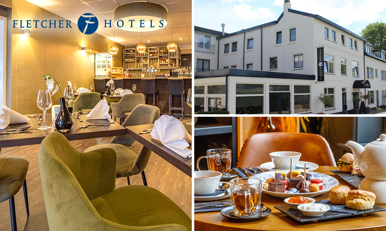 Fletcher Hotels, High tea voor 2 bij Fletcher Hotels bespaar 41 in