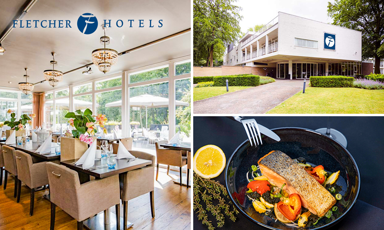 3-gangen Fletcher's Keuzemenu bij Fletcher Hotels