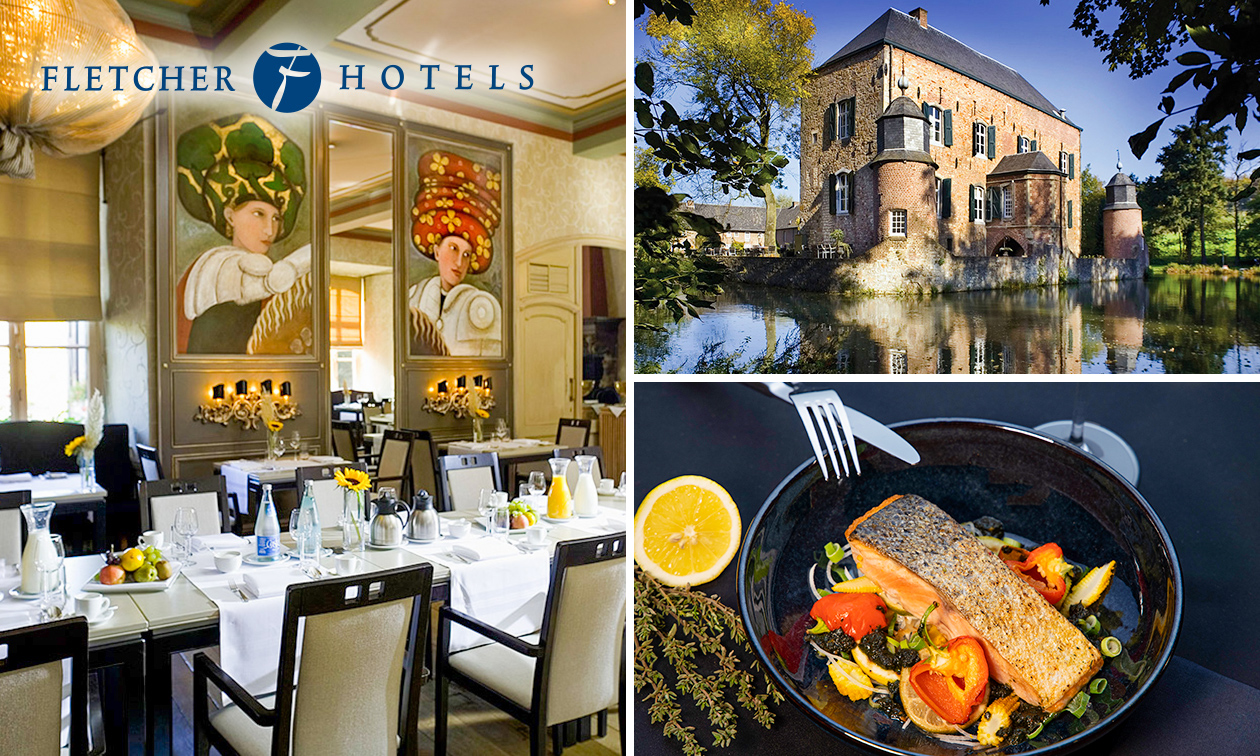 3-gangen Fletcher's Keuzemenu bij Fletcher Hotels