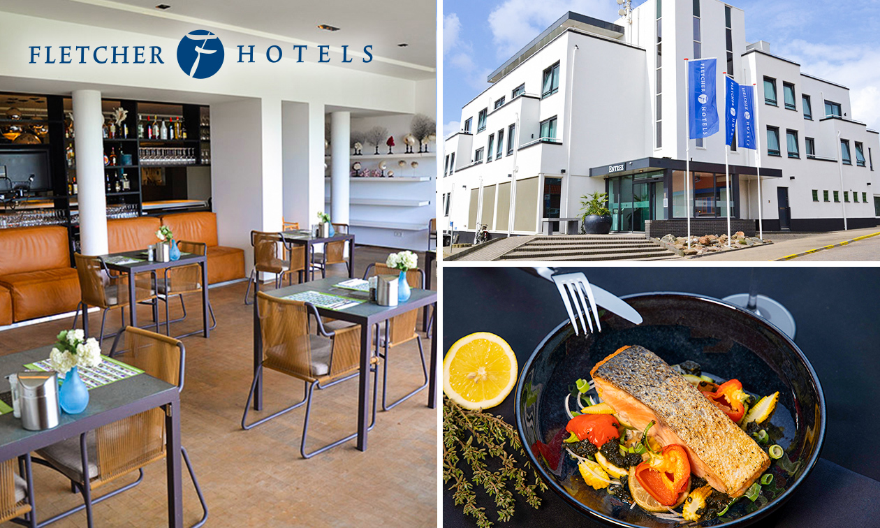 3-gangen Fletcher's Keuzemenu bij Fletcher Hotels