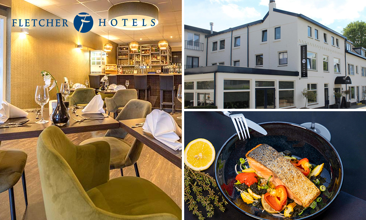 3-gangen Fletcher's Keuzemenu bij Fletcher Hotels