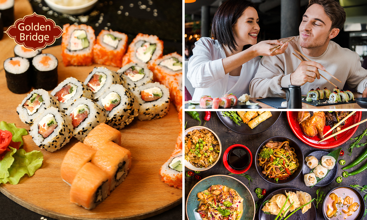 All You Can Eat Nürnberg Innenstadt Golden Bridge, All-You-Can-Eat (2,5 uur) bespaar 22% in Noordkop via