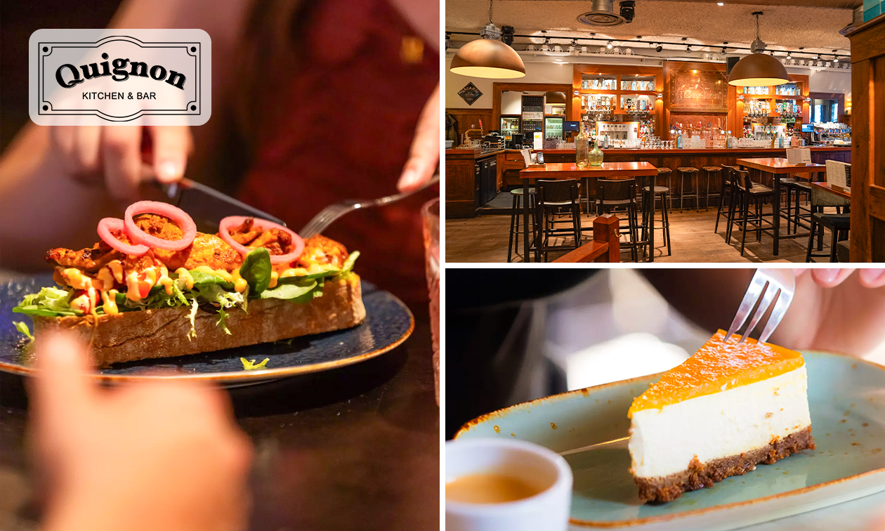 2- of 3-gangenlunch bij Grand Cafe Quignon in hartje Utrecht