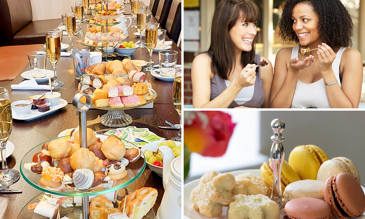 High tea (2 uur) + glas bubbels of jus d'orange bij Grand Café Time For You