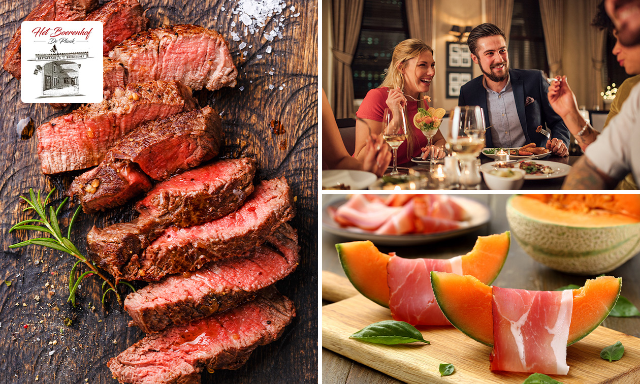 2- of 3-gangenlunch of -diner à la carte