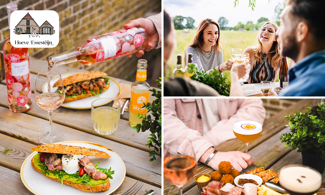 2- of 3-gangenlunch à la carte bij Hoeve Essesteijn