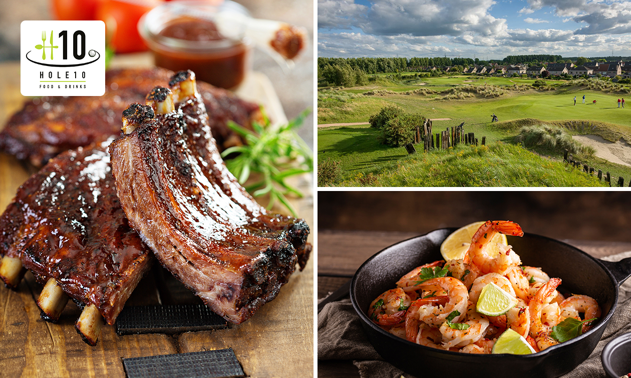 3-gangendiner of -lunch à la carte bij Hole 10