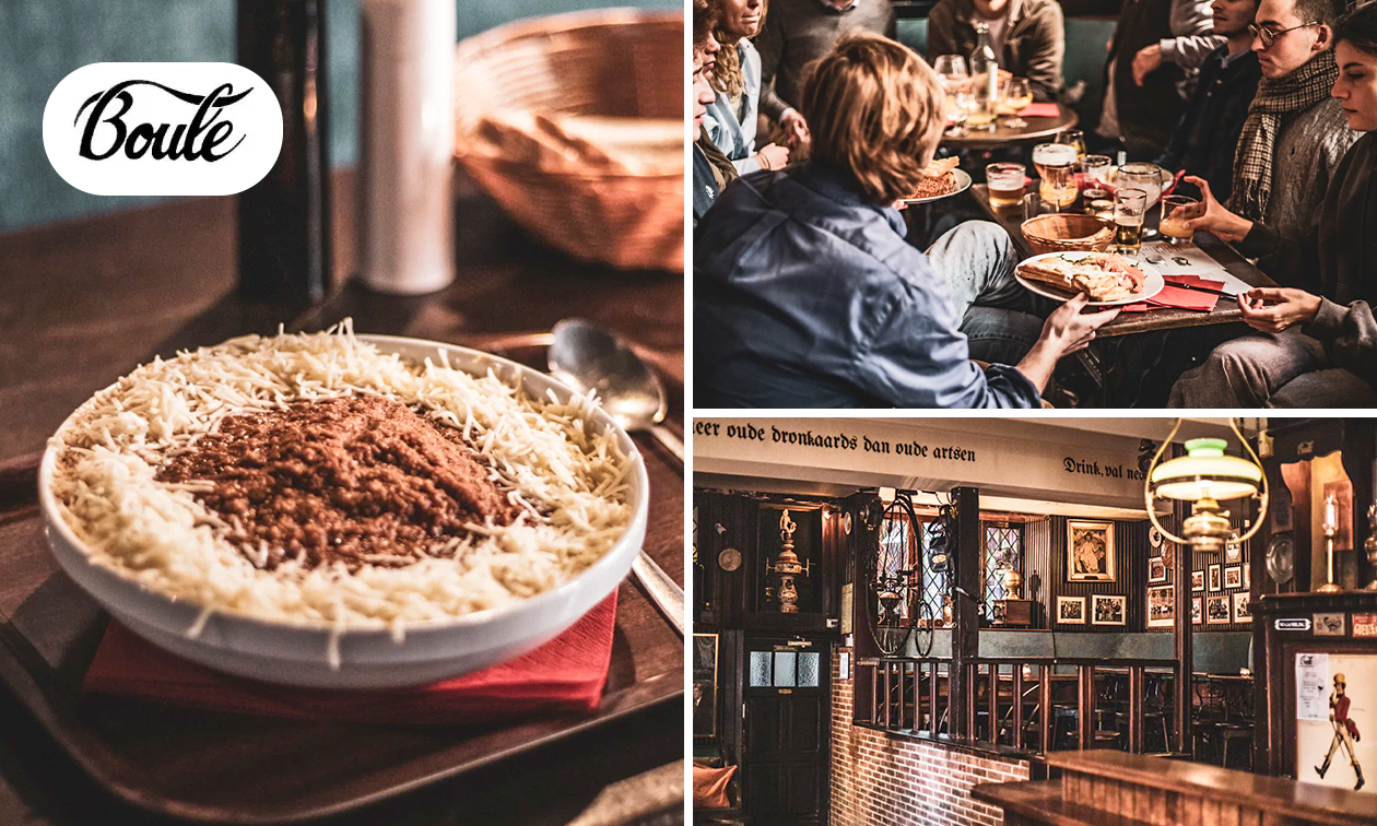 2- of 3-gangenlunch of -diner bij In Den Boule