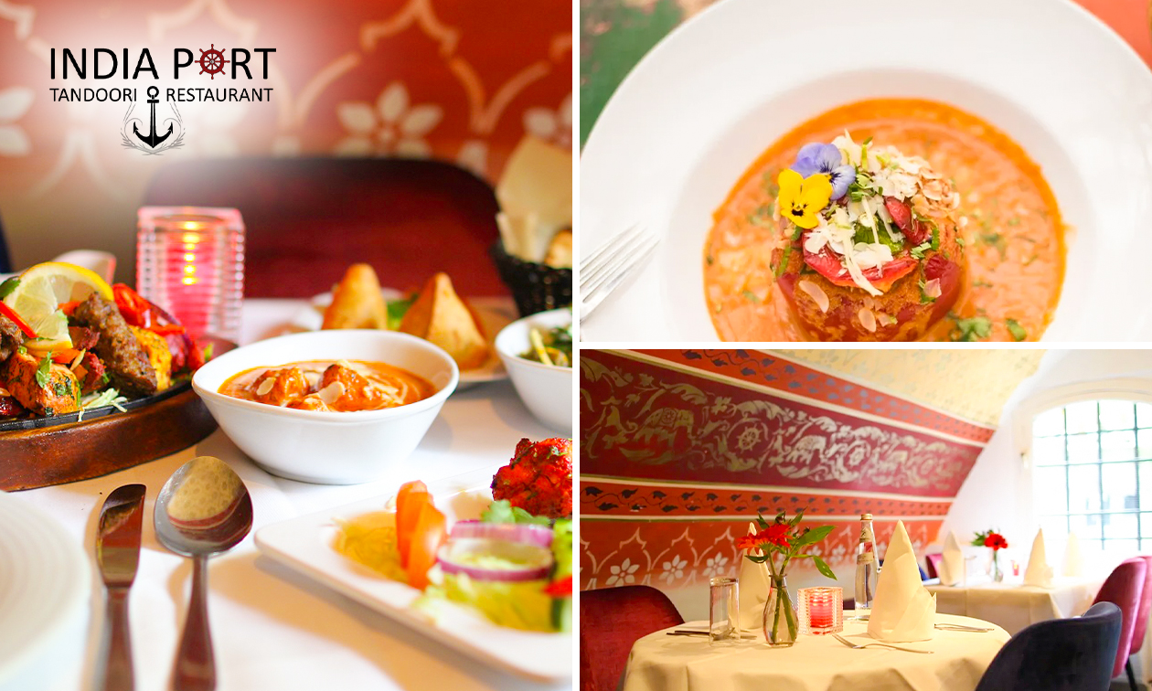 Indiaas 4-gangen keuzediner bij India Port