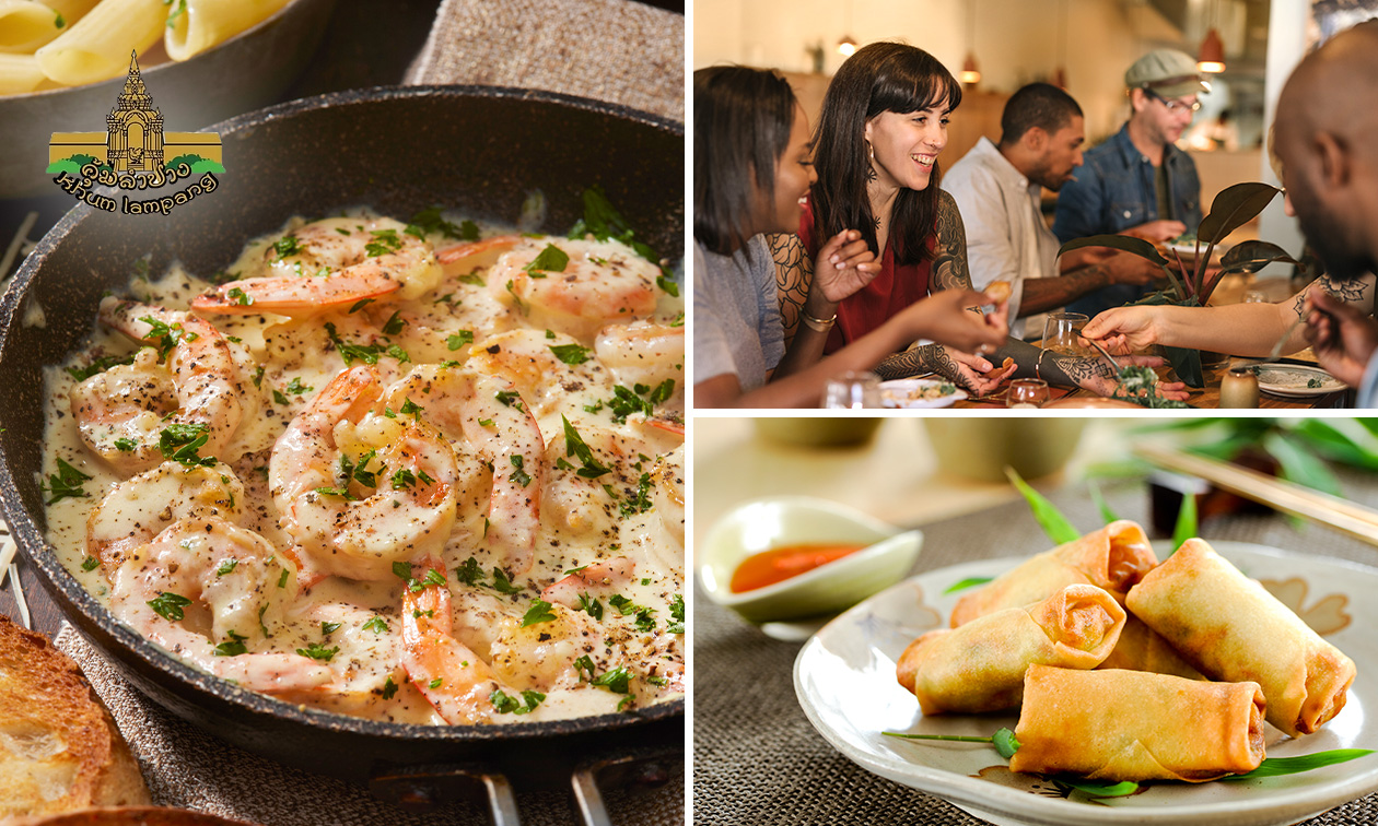 3-gangen keuzediner bij Khum Lampang