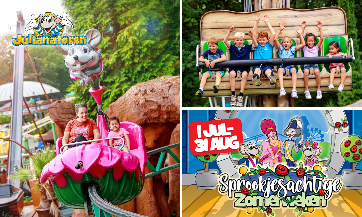 Kinderpretpark Julianatoren, Entrée pour le parc d'attractions pour