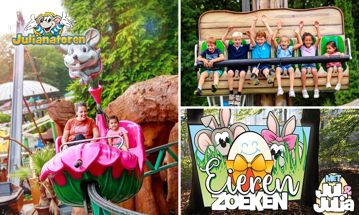 Kinderpretpark Julianatoren, Entree Pasen of Het Grote Lentefestijn bij