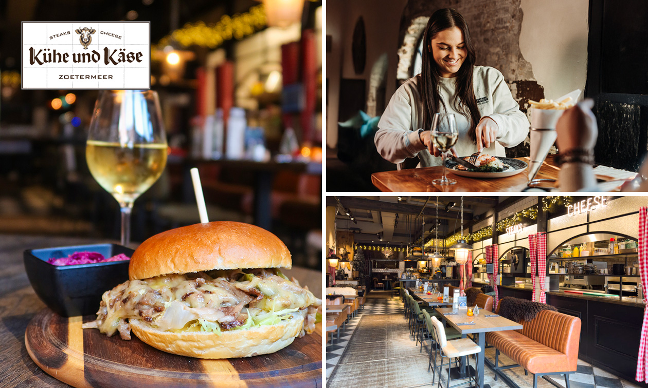 Warme drank + apfelstrudel, 2-gangen keuzelunch, kaasfondue of hoofdgerecht + halve liter bier