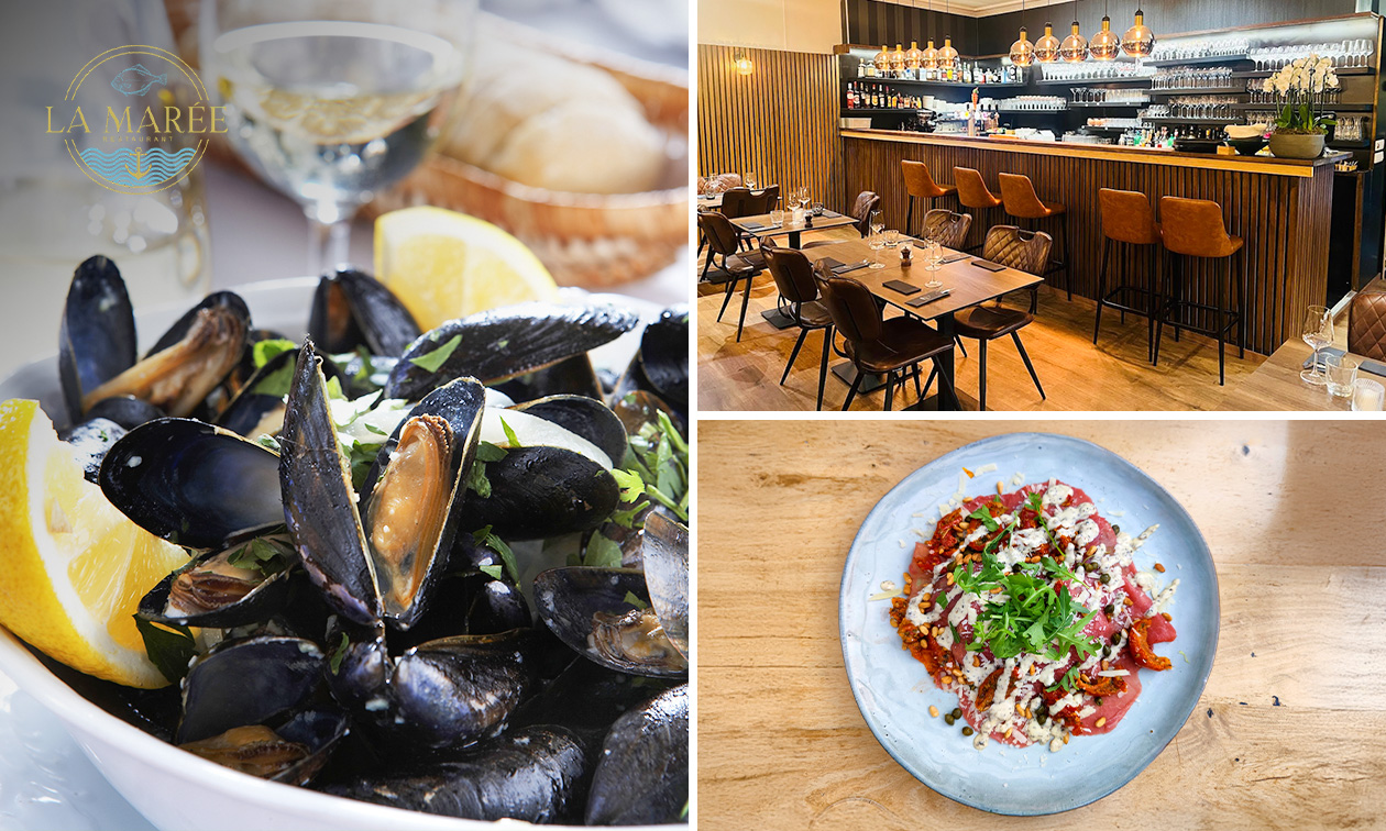 3-gangen keuzelunch of -diner bij La Marée in hartje Oostende