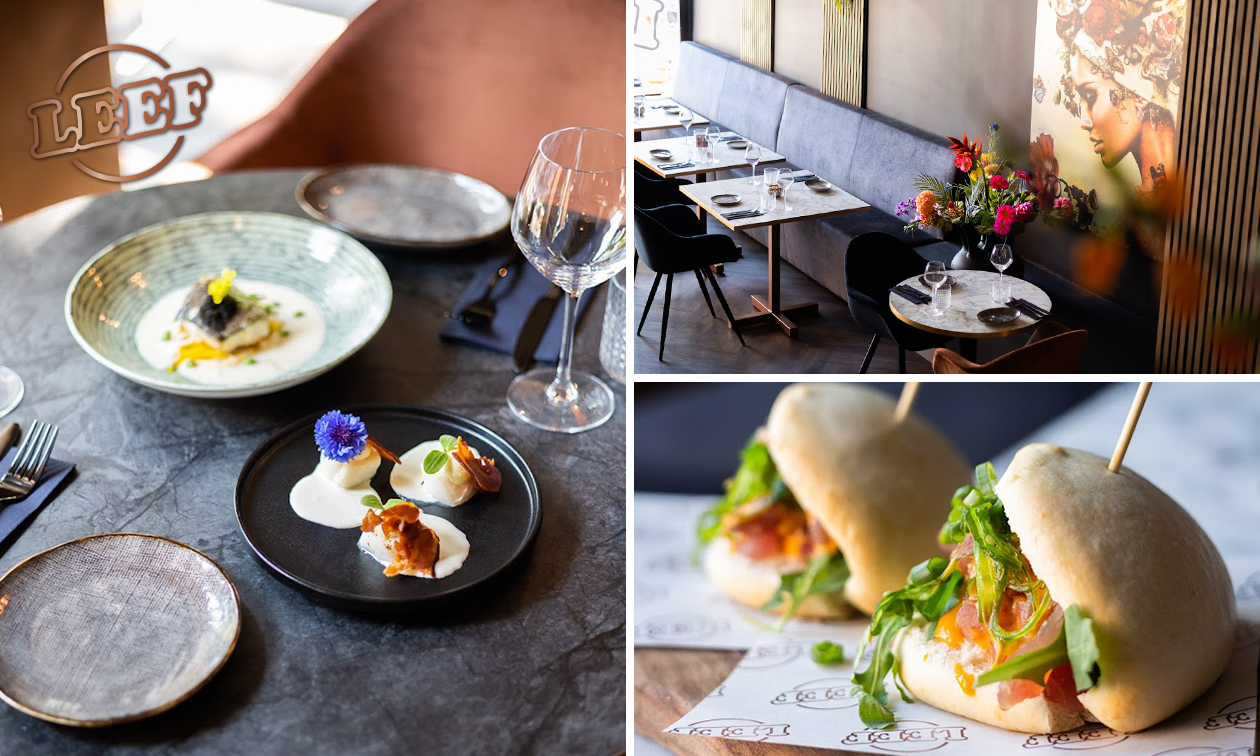 LEEF Restaurant, 12gangen zondagbrunch + grand dessert bij LEEF