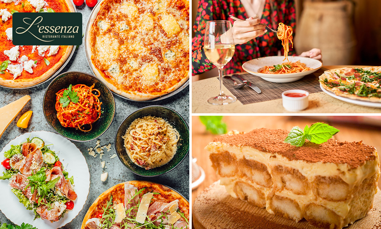 Italiaans 3-gangen keuzediner bij L'Essenza in hartje Rotterdam