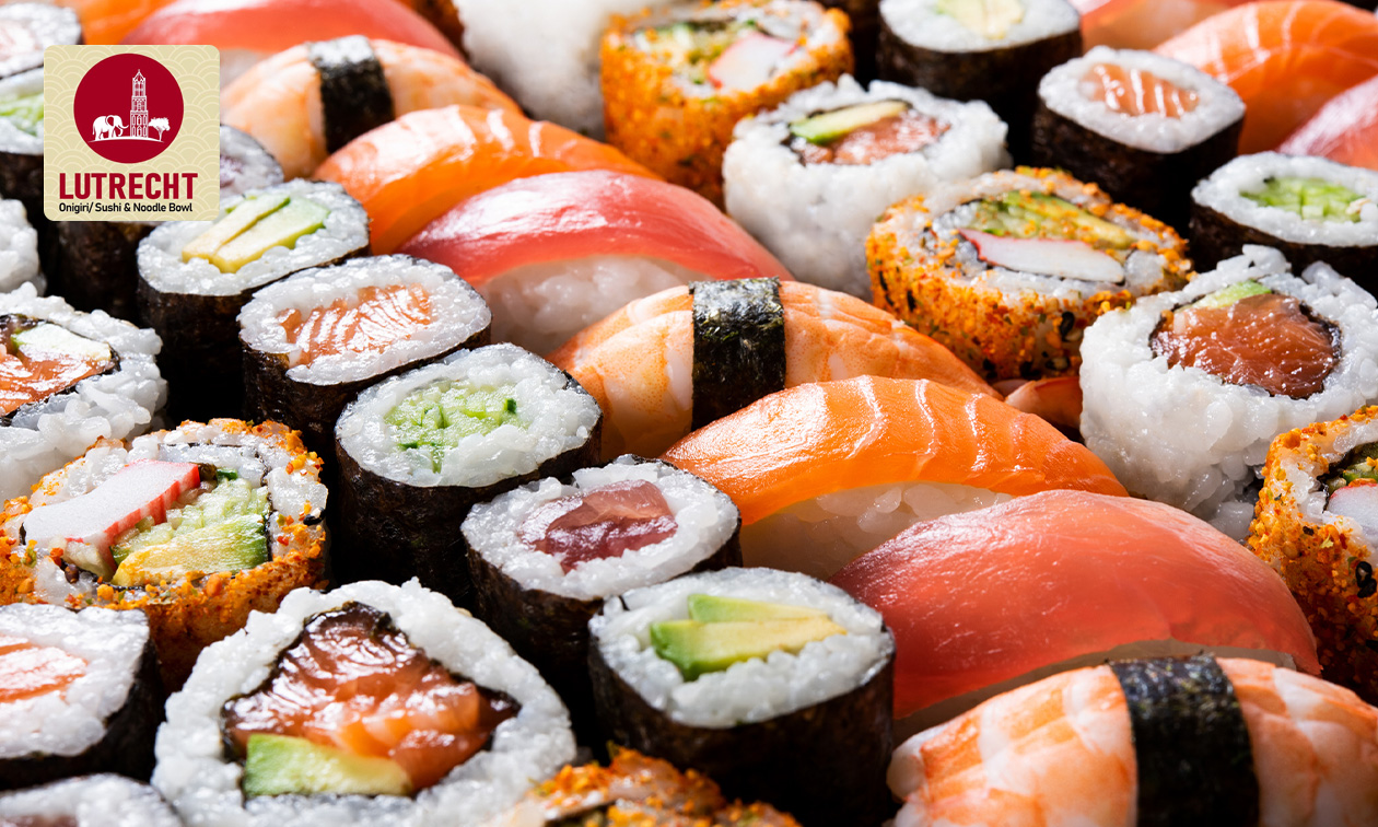 Sushibox naar keuze voor afhaal (16 tot 48 stuks)