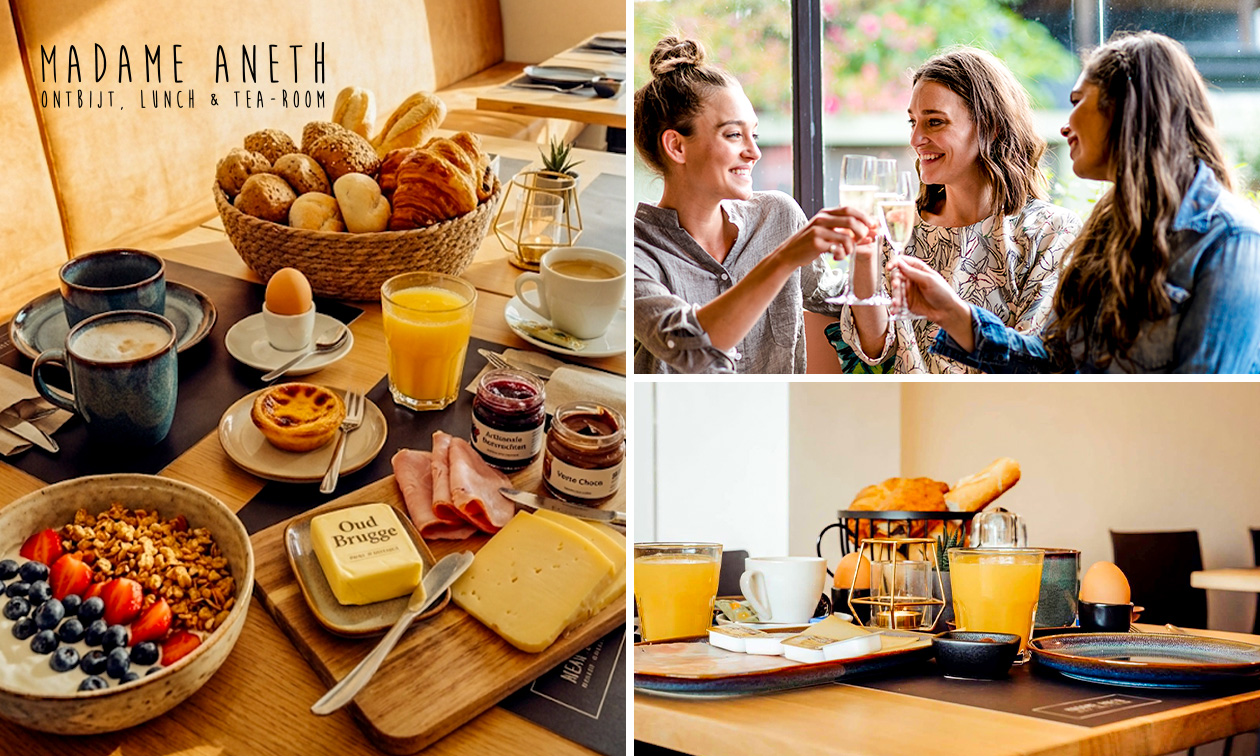 Uitgebreid ontbijt + glaasje cava