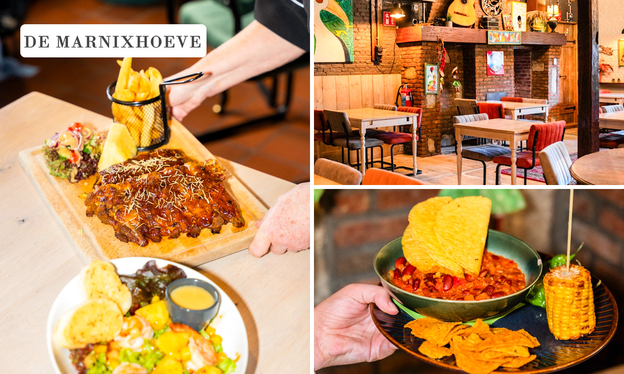 3-gangen keuzediner bij de Marnixhoeve