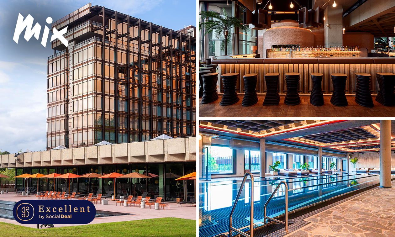 Mix Hôtel, Overnachting voor 2 + ontbijt + wellness + evt. late check